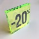 Kortingsblok -20% fluor groen Td14234747