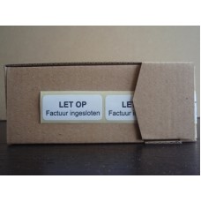 Etiket voor op pakketten wit/zwart Td27513236