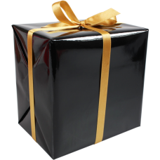 Cadeaupapier zwart 30cm x 200m Tpk346773
