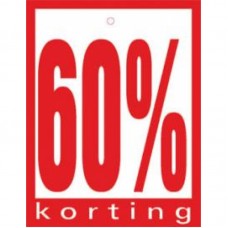 Prijskaart 60% Korting 100st Tfr4560