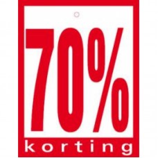 Prijskaart 70% Korting 100st Tfr4570