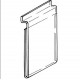 U-houder acryl A5 slatwall verticaal Td14210105 