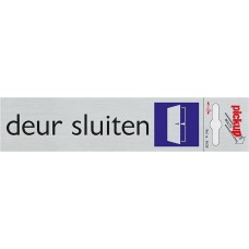 Deurbordje alu 165x44mm -deur sluiten- Tp4639