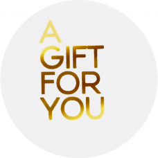 Etiket -A Gift For You- wit/goud 500st Tpk548216