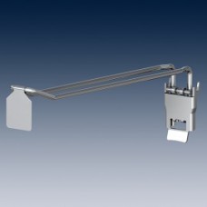 Klaphaak dubbel Ø4.8mm 20cm+prijsvaantje Klaphaak dubbel Ø4.8mm 20cm+prijsvaantje