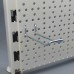 Achterwand perfo 125x40cm wit