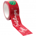 Tape fijne feestdagen rood PVC Tpk553035