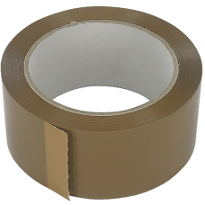 Dozensluittape PVC 48mm 66mt bruin Tpk553127L