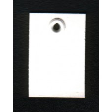 Tapijtkaartje 25x32mm met kunststof oog Td27923200