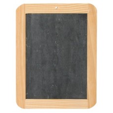 Krijtbordje met houten rand 22x30cm Td12960088