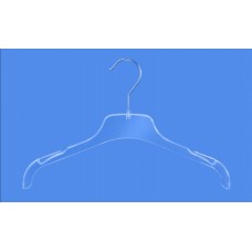 Transparante kledinghanger 33cm 330st WGR33