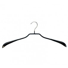 Hanger zwart anti-slip rubber 46cm Tms8339L