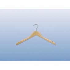 Houten kledinghanger 44cm met anti-slip 50st Tus7118009