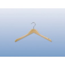 Houten kledinghanger 44cm met anti-slip 50st Tus7118009