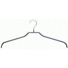 Hanger zwart anti-slip rubber 46cm TFE46L