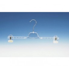 Transparante hanger met 2 klemmen 200st KL1-36/40