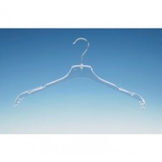 Transparante kledinghanger 43cm 300st WGR43