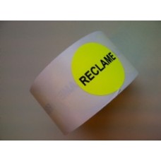 Etiket fluor geel 35mm Reclame 500/rol Td27513243